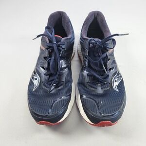 Saucony Guide ISO 2 Mens Running Shoes Navy Red Size 10.5 S204153